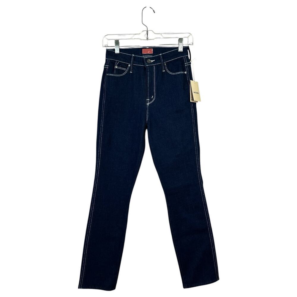 MOTHER The Double Dazzler Ooh La La Dark Wash Size 25 NWT New Straight Leg